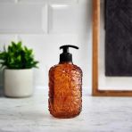Design Venüs Cam Sıvı Sabunluk - Amber