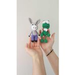 designbyoykum Hediyelik Minik Eşek Ve Kurbağa Oyuncak (el Örgüsüdür)