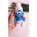 designbyoykum Şirinler Anahtarlık El Örgüsüdür