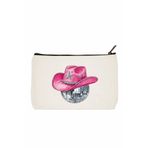 designedfy Disco Cowboy Baskılı Makyaj Çantası