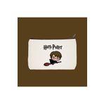 designedfy Harry Potter Su Geçirmez Baskılı Bez Makyaj Çantası, Kalemlik, Cüzdan