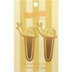 Designworks Ink Vintage Sass Jumbo Metal Kitap Ayracı What The Shell - Altın