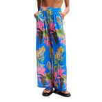 Desigual Bayan Swim_Pant Tropical Party Bikini Altları, Mavi, S