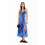 Desigual Elbise 5003152467, Mavi, XS