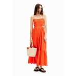 Desigual Elbise 5003152510, Turuncu, M