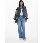 Desigual Koyu Mavi Kadın Denim Ceket 25WWED14