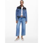 Desigual Mavi - Siyah Kadın Denim Ceket 25WWED16