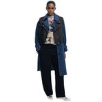 Desigual Mavi - Siyah Kadın Trençkot 25Wwew52, L