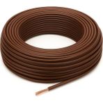 Deşilmez Teknoloji Kahverengi Nyaf Çok Telli 0.75mm² Bakır Kablo -1 Metre
