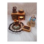 Desing gift box Nostalji Kuzine Soba, Kuzine Buhurdanlık, Anne Bebek Biblo
