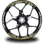 Desingonb Beyaz Yamaha Fazer Takım Jant Sticker Etiket - 60 - Renkli