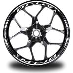 Desingonb Beyaz Yamaha mt 10 Takım Jant Sticker Etiket - 60 - Renkli