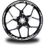 Desingonb Beyaz Yamaha MT25 Takım Jant Sticker Etiket - 60 - Renkli