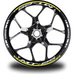 Desingonb Beyaz Yamaha R1 Takım Jant Sticker Etiket - 60 - Renkli