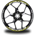 Desingonb Beyaz Yamaha R6 Takım Jant Sticker Etiket - 60 - Renkli