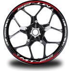 Desingonb Kırmızı Yamaha mt 25 Takım Jant Sticker Etiket - 60 - Renkli