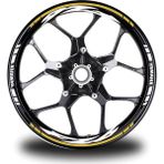 Desingonb Koyu Sarı Yamaha Fz6 Jant Sticker Etiket - 60 - Renkli