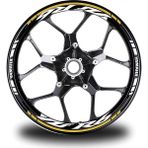 Desingonb Koyu Sarı Yamaha R6 Jant Sticker Etiket - 60 - Renkli