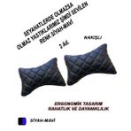 Desingonb Lada Samara Oto Koltuk Boyun Yastığı Mavi