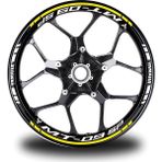 Desingonb Sarı Yamaha mt 09 Sp Takım Jant Sticker Etiket - 60 - Renkli