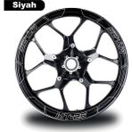 Desingonb Siyah Yamaha Mt-25 Geniş Jant Sticker Etiket Modeli - 60 - Renkli