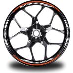 Desingonb Turuncu Yamaha Fazer Jant Sticker Etiket - 60 - Renkli