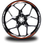 Desingonb Turuncu Yamaha Fz6 Jant Sticker Etiket - 60 - Renkli