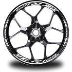 Desingonb Turuncu Yamaha mt 09 Takım Jant Sticker Etiket - 60 - Renkli