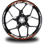 Desingonb Turuncu Yamaha R1M Jant Sticker Etiket - 60 - Renkli