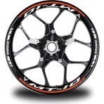 Desingonb Turuncu Yamaha R1M Takım Jant Sticker Etiket - 60 - Renkli