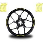 Desingonb Yamaha 16'lı Jant Stıcker Modeli Neon Yeşil - 60 - Renkli