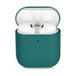 Desingshop Airpod Kılıf 1 ve 2 Nesil Uyumlu Açık Mavi Kılıf - Koyu Yeşil