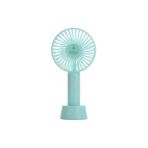 Desingshop Mini Şarjlı Standlı El Vantilatörü Fanı Soğutucu Vantilatör Mavi