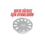 Desiphon 10X10 Süzgeç Için Yuvarlak -Oval -Daire Gider Kapağı , Yer Süzgeci, Izgarası Gider Kapağı