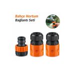 Desıphon 1/2" Hortum Musluk Bağlantı Adaptörü (2 Adet) + 1/2-3/4" Musluk Adaptörü Bahçe Sulama Aparatı