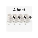 DESIPHON 4 Adet Kendiliğinden Katlanan Spiral Tuvalet Hortumu & Taharet Matik – Hortum Matik Set