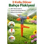 Desıphon Dairesel Döner Fıskiye Kazıklı Bahçe Sulama Fıskiyesi Turbo Sprinkler Çim Bahçe Sulama Aparatı
