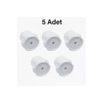 DESIPHON Vidalı 7 mm - 5 Adet Radyatör Vanası Başlığı - Geniş Tip Petek Vana Kapağı - Petek Musluk Kafası