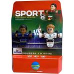 Desktop Games Bas-Döndür Mini Masaüstü Futbol Oyunu – Çift Sporcu (10L-7B) - Renkli