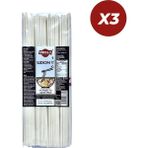 Desly Udon Erişte Noodle 300 gr Sade Lezzetli Japon Eriştesi 3 Adet - 900 gr