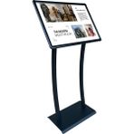 Desmark A2 42X59.4CM Çift Ayaklı Ojigi (Eğimli) Reklam ve Menü Panosu Siyah Renk