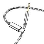 DESOFICON Araba için iPhone 15 Aux Kablosu, 3,3 ft [MFi Sertifikalı] USB Tip C - 3,5 mm Ses Aux Jak Adaptörü Naylon Örgülü Kablo Kablosu iPhone 15/15 Plus/15 Pro/15 Pro Max, Galaxy S24 S23 S22, iPad