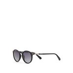 Despada DS 2386 C1 Oval Siyah Gümüş Asetat Unisex Güneş Gözlüğü