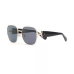 Despada DS 2461 C1 59 Unisex Kare Gold Metal Güneş Gözlüğü
