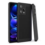 DESSEN Redmi Note 12 4G / Redmi Note 12S(6,67 inç), Tampon Antishock ile Koruyucu Kılıf, Guscio in PC with Prese d'Aria, Antimanchas y Anti-huellas Case. Siyah