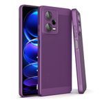 DESSEN Xiaomi Redmi 12C için Antiurto Kapak, Tampon Antishock ile Koruyucu Kılıf, PC'de Prese d'Aria, Antimanchas ve Anti-huellas Kılıf. Rosso Prugna