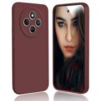 DESSEN Xiaomi Redmi 14C 4G için Silikon Kılıf - Esnek Yumuşak Silikon Kapak Darbeye Dayanıklı Koruyucu Telefon Kılıfı İnce Hafif TPU Tampon Kabuk Anti-Parmak İzi, Şarap Kırmızısı
