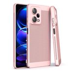 DESSEN Xiaomi Redmi Note 12 PRO 5G için Antiurto Kapak, Tampon Antishock ile Koruyucu Kılıf, Guscio in PC ile Prese d'Aria, Antimanchas ve Anti-huellas Kılıf. pembe