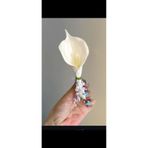 Destanşiir TASARIM İncili gala çiçeği damat yaka çiçeği