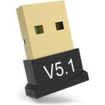 Deste Elektronik 5.1 Bluetooth Doungle V5.1 USB Bluetooth Adaptörü Alıcı Verici Mini Kablosuz Bluetooth Dongle